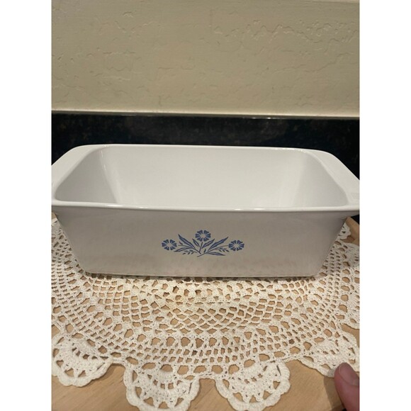 Corning Ware Blue Cornflower Loaf Pan - Picture 6 of 8